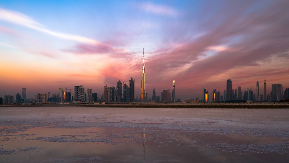 Dubai Skyline od zohaib anjum